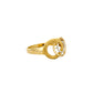 Aurexo Dual Orbit Gold Ring