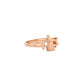 Abstract Spike Gold Ring