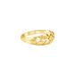 Interlock Curve Gold Ring