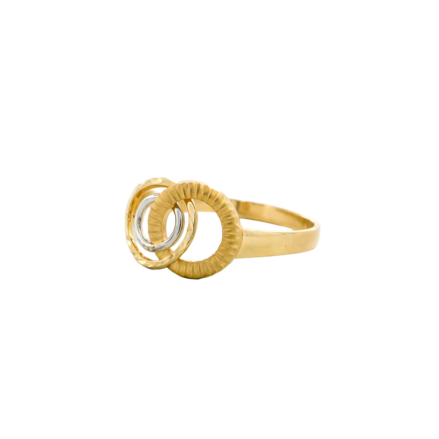 Aurexo Dual Orbit Gold Ring