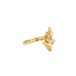 Ornella Tri Bloom Gold Ring
