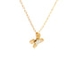 Golden Blossom Charm Gold Necklace