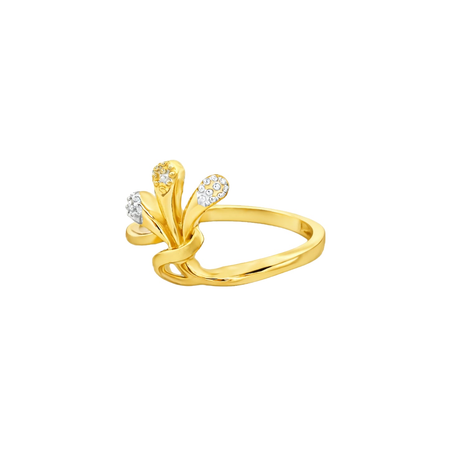 Bloom Burst Gold Ring