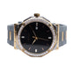 Pinstripe Baguette Edition, 43MM Round Case, Quartz Analogue Watch with Silicon Strap for Men, 50M Water Resistance