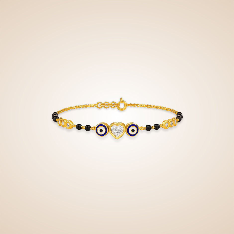 The Eternal Eye Diamond Mangalsutra Bracelet