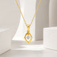 Soft Curve Round Diamond Pendant