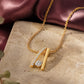 Golden Harmony Diamond Pendant