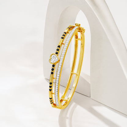 The Twin Soul Diamond Mangalsutra Bracelet
