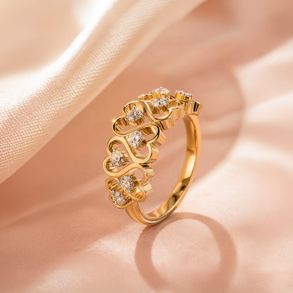 Twilight Serenade Diamond Ring