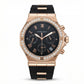 Aurea, 36.5MM Round Case, Quartz Analogue Watch with Silicon Strap for Women, 100M Water Resistance