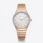 Ethereal Baguette Edition (Mother of Pearls), 34MM Round Case, Quartz Analogue Watch with Metal Strap for Women, 50M Water Resistance