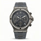 Slate Prime, 45 MM Round Case, Quartz Analogue Watch with Silicon Strap for Men, 100M Water Resistance