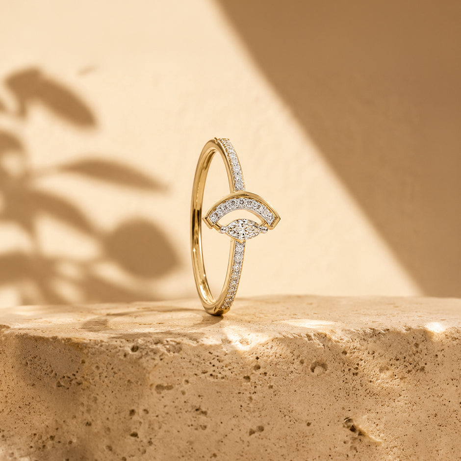Verdant Bloom Diamond Ring