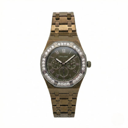 Octavia Royale, 42MM Round Case, Quartz Analogue Watch with Metal Strap for Men, 50 MM Water Resistance
