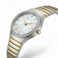 Ethereal Baguette Edition (Mother of Pearls), 34MM Round Case, Quartz Analogue Watch with Metal Strap for Women, 50M Water Resistance