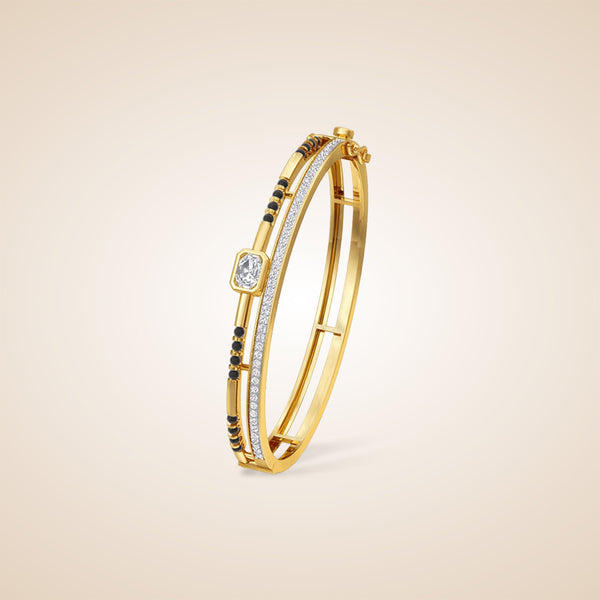 The Modern Classic Diamond Mangalsutra Bracelet