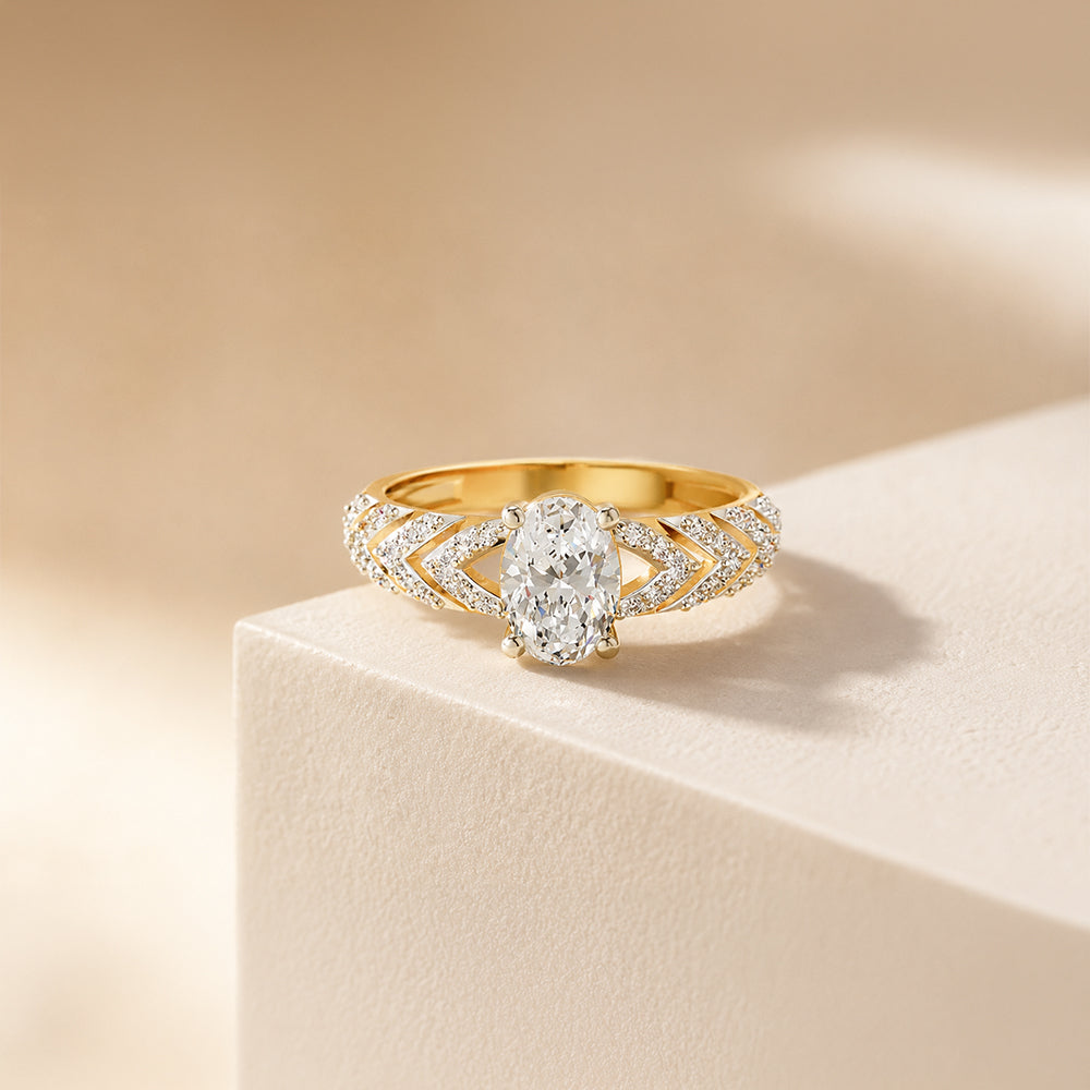 Radiant Reverence Diamond Ring