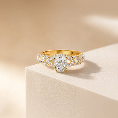 Radiant Reverence Diamond Ring