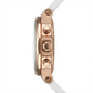 Aurea, 36.5MM Round Case, Quartz Analogue Watch with Silicon Strap for Women, 100M Water Resistance