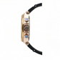 Aurea, 36.5MM Round Case, Quartz Analogue Watch with Silicon Strap for Women, 100M Water Resistance
