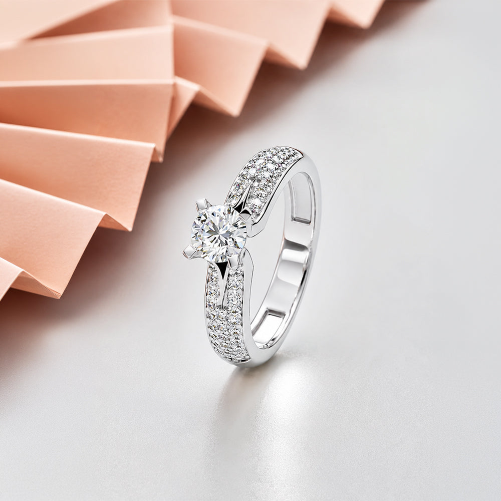 Shimmering Spell Diamond Ring
