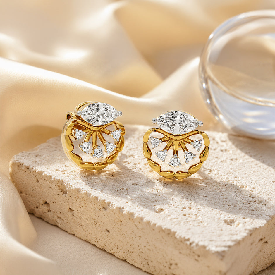 Diamond Glowstone Earrings