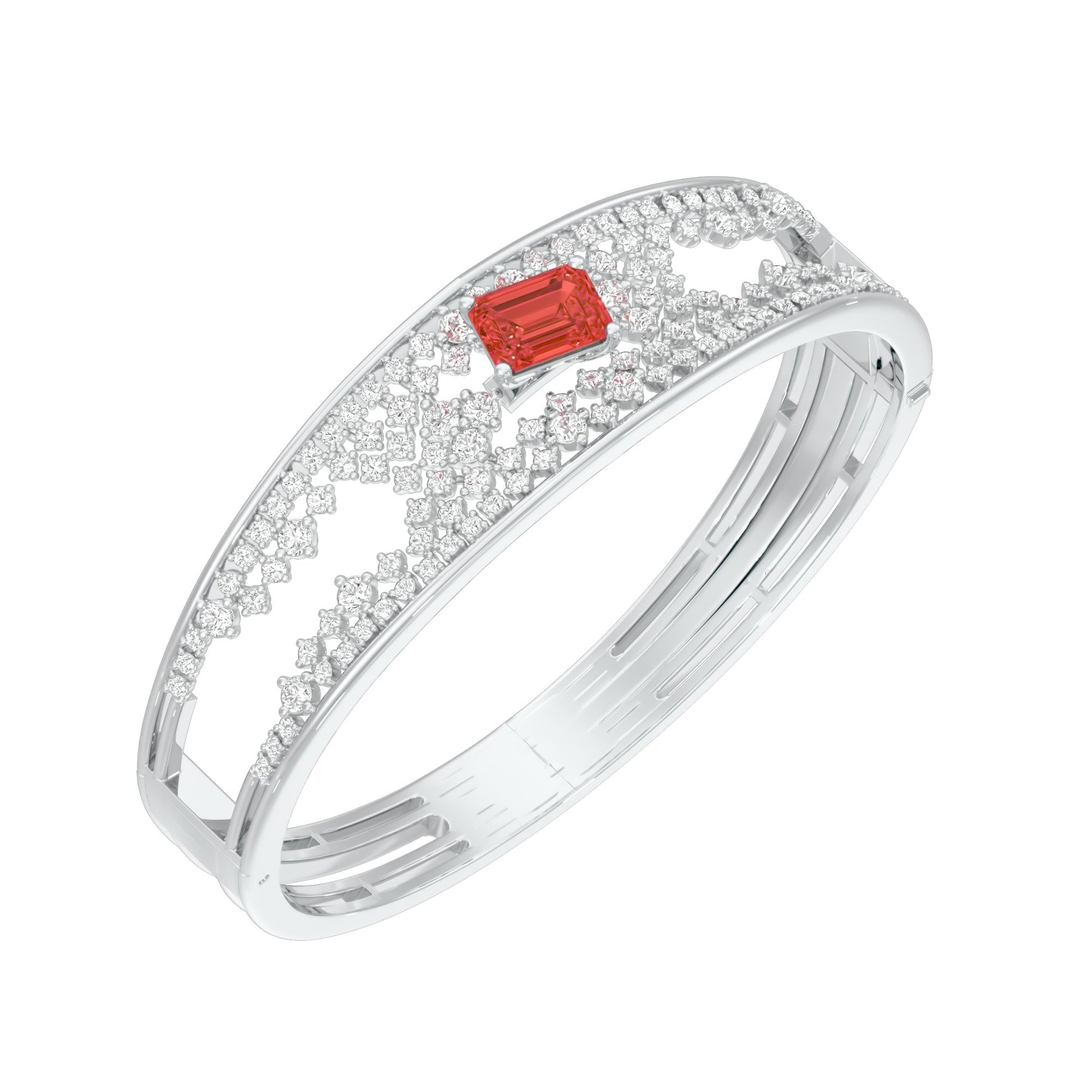 ABR00039-BR0625 18 KT / White Gold