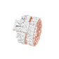 The Radiant Round Shine Engagement Ring 18 KT / Rose Gold / 13