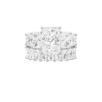 The Radiant Round Shine Engagement Ring 18 KT / White Gold / 13