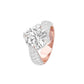 Main Character Solitaire Diamond Engagement Ring 18 KT / Rose Gold / 13