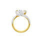 Main Character Solitaire Diamond Engagement Ring 18 KT / Yellow Gold / 13