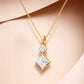 The Princess Stack Diamond Pendant