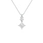The Princess Stack Diamond Pendant 18 KT / White Gold