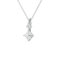 The Princess Stack Diamond Pendant 18 KT / White Gold