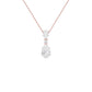 Cheeky Blush Pear Drop Pendant 18 KT / Rose Gold