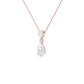 Cheeky Blush Pear Drop Pendant 18 KT / Rose Gold