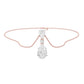 Cheeky Blush Pear Drop Pendant 18 KT / Rose Gold