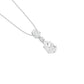 Cheeky Blush Pear Drop Pendant 18 KT / White Gold