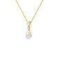 Cheeky Blush Pear Drop Pendant 18 KT / Yellow Gold