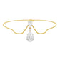 Cheeky Blush Pear Drop Pendant 18 KT / Yellow Gold