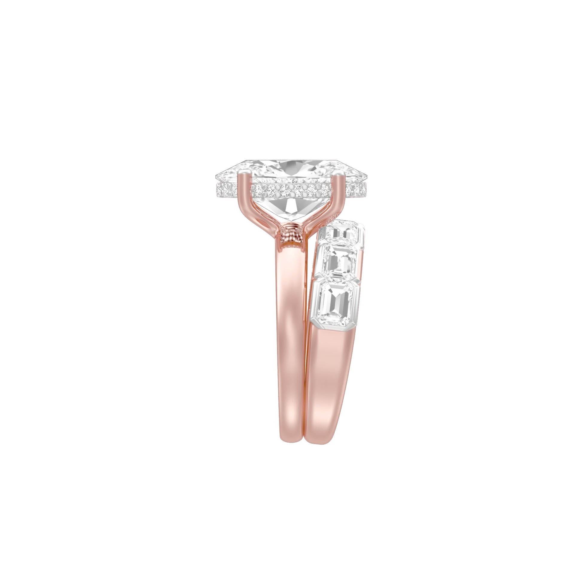 Oval Ever After Diamond Engagement Ring 18 KT / Rose Gold / 13