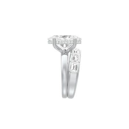 Oval Ever After Diamond Engagement Ring 18 KT / White Gold / 13
