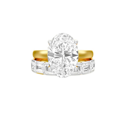 Oval Ever After Diamond Engagement Ring 18 KT / Yellow Gold / 13