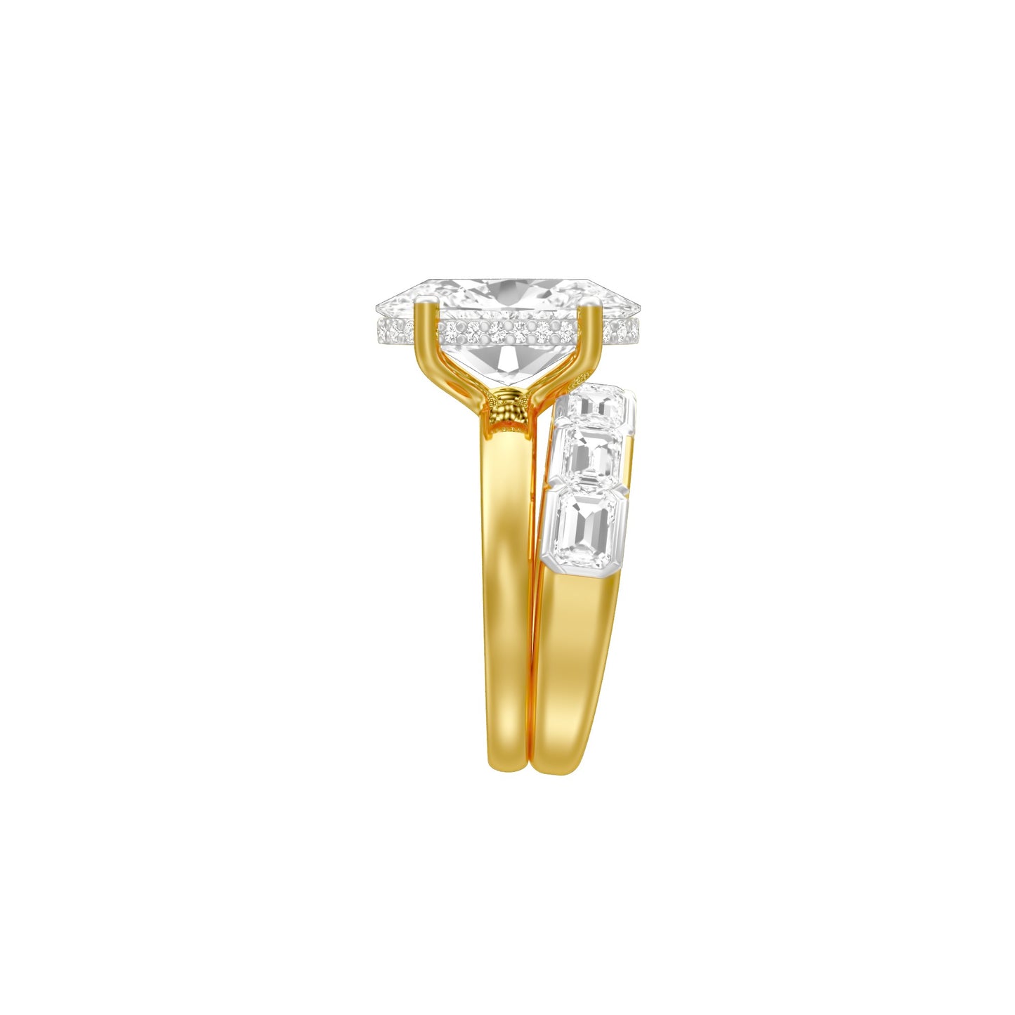 Oval Ever After Diamond Engagement Ring 18 KT / Yellow Gold / 13