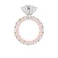 Show Off Round Diamond Engagement Ring 18 KT / Rose Gold / 13