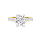 Show Off Round Diamond Engagement Ring 18 KT / Yellow Gold / 13