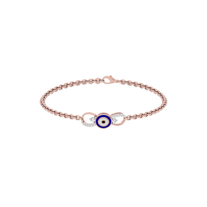 Cosmic Linkage Evil Eye Diamond Bracelet