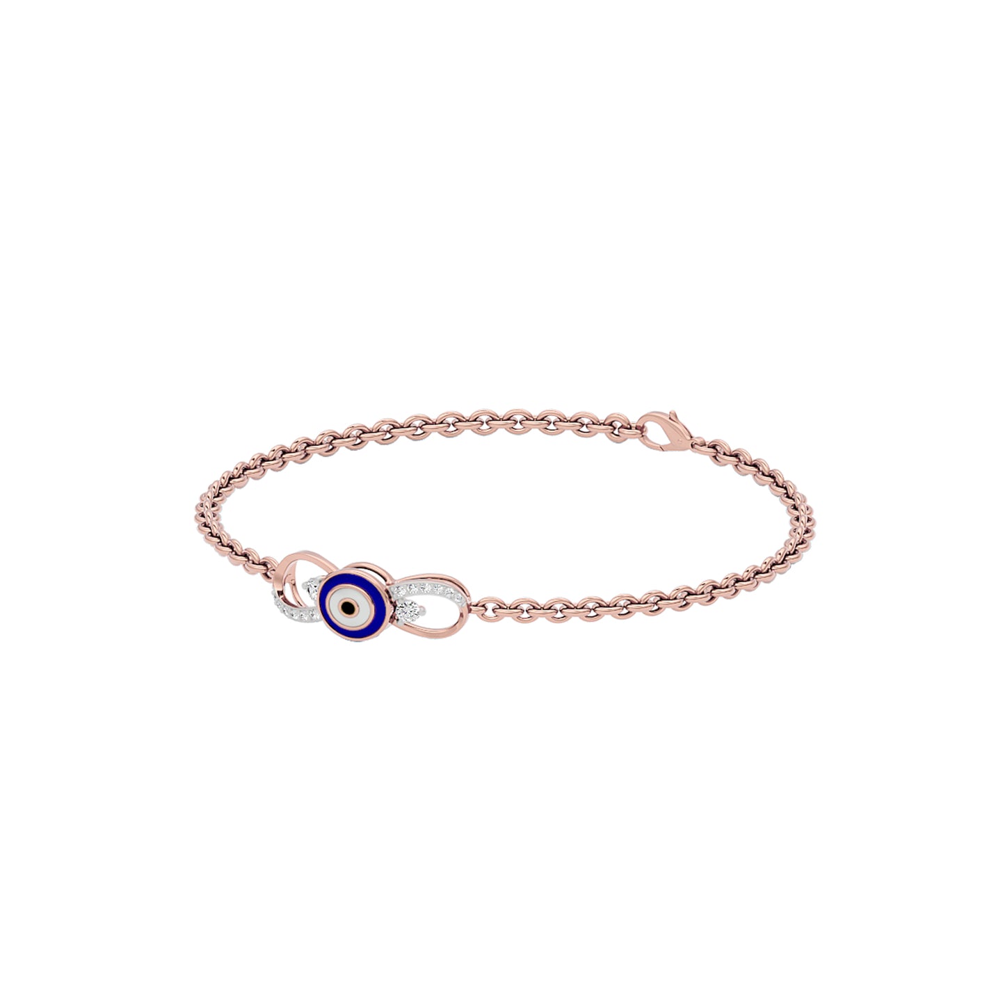 Cosmic Linkage Evil Eye Diamond Bracelet