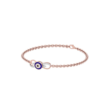 Cosmic Linkage Evil Eye Diamond Bracelet