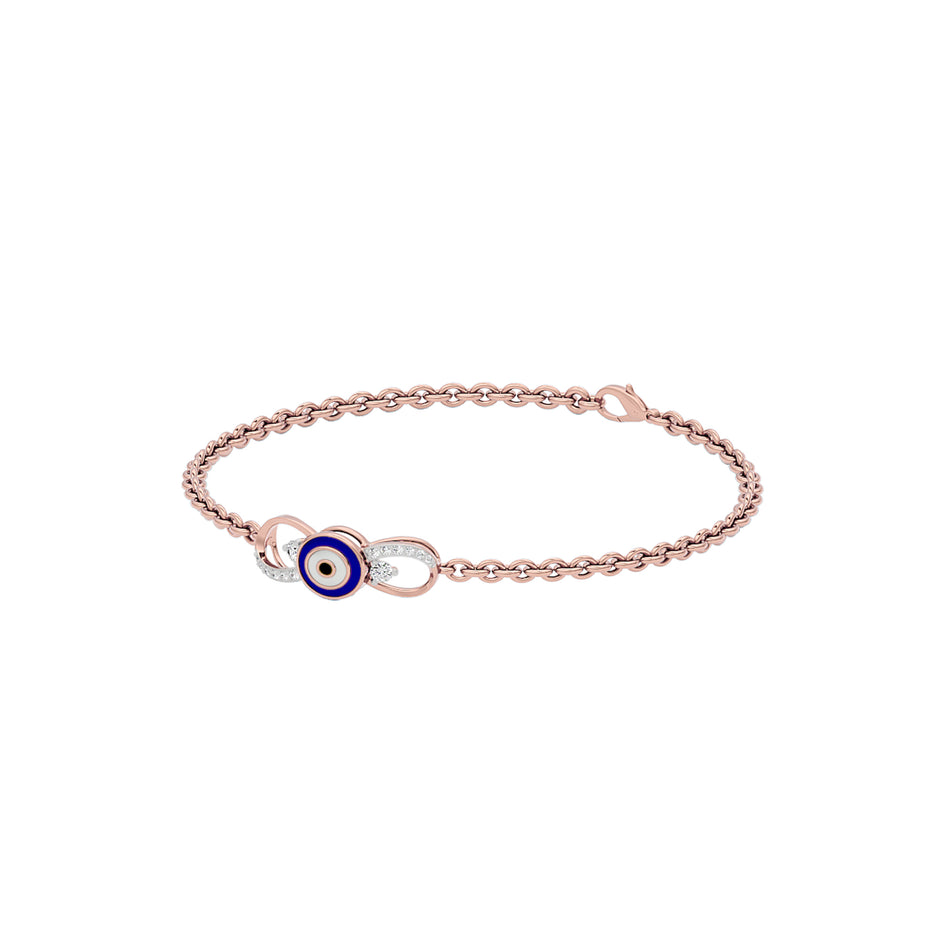 Cosmic Linkage Evil Eye Diamond Bracelet